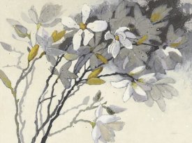 Shirley Novak - Magnolias Yellow Gray