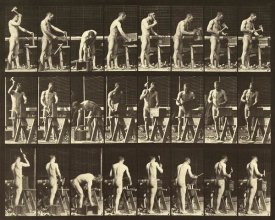 Eadweard J. Muybridge - Motion Study: Woodwork