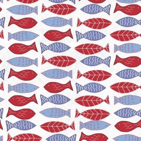 Farida Zaman - Coastal Birds Pattern I