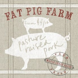 Sue Schlabach - Farm Linen Pig