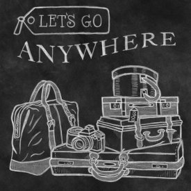 Mary Urban - Adventure Love Suitcase Chalk