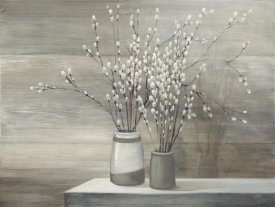 Julia Purinton - Pussy Willow Still Life Gray Pots