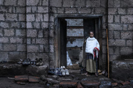Joxe Inazio Kuesta - Entrance Of A Church (Lalibela - Ethiopia)