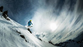 Eric Verbiest - Theo de La Soujeole at home in Flaine