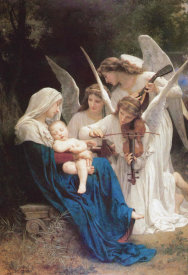 William-Adolphe Bouguereau - Song of the Angels, 1881