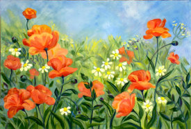 Tummy Rubb Studio - Glorious Poppies