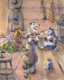 Tummy Rubb Studio - Groovin' in the Garden Shed
