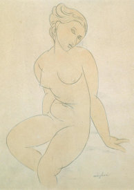 Amedeo Modigliani - Seated Female Nude