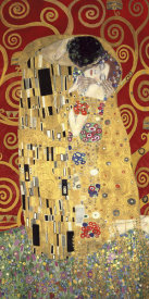 Gustav Klimt - The Kiss (Red variation)