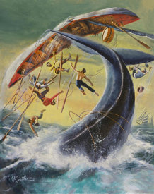 Mort Kunstler - Whale of a Tale