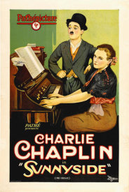 Hollywood Photo Archive - Chaplin, Charlie, Sunnyside etched stone print