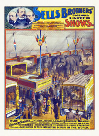 Hollywood Photo Archive - Sells Brothers' Enormous United Shows--Rare Zoological Marvels - 1895