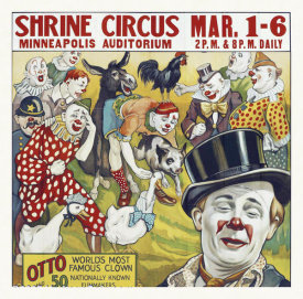 Hollywood Photo Archive - Shrine Circus - Clowns - 1935