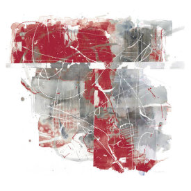 Mike Schick - Moving In and Out of Traffic II Red Grey