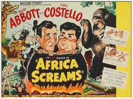 Hollywood Photo Archive - Abbott & Costello - Africa Screams Vertical