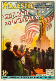 Hollywood Photo Archive - Majestic - The Land of Liberty - How Immigrants Enter the Land of the Free