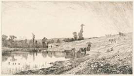 Jacques Barthelemy Appian - L'Etang de Frignon, 1862