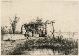 Jacques Barthelemy Appian - Une Noria a Bordiquier, 1873