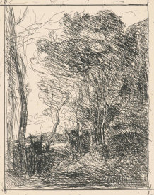Jean-Baptiste-Camille Corot - La Ronde Gauloise, 1857
