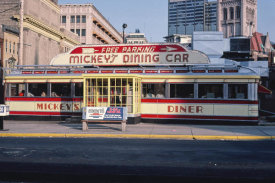John Margolies - Mickey's Diner (1937-39), 36 W. 9th Street, St. Paul, Minnesota