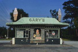 John Margolies - Gary's ice cream, N. Main Street, Jacksonville, Florida