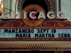 Carol Highsmith - Marquee of the historic Chicago Theater Chicago Illinois