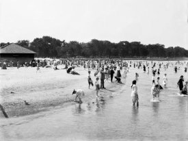 Vintage Chicago - Childrens bathing beach Lincoln Park Chicago Illinois