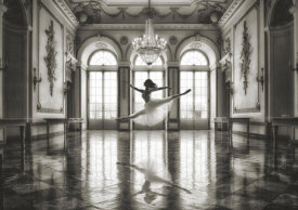 Lauren Julian - Ballerina in a palace hall