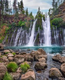 Tim Fitzharris - Waterfall, McArthur-Burney Falls Memorial State Park, California
