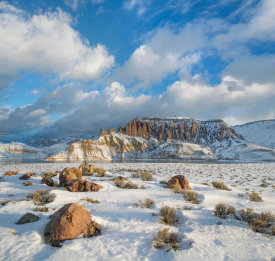 Tim Fitzharris - Dillon Pinnacles in winter, Curecanti National Recreation Area, Colorado