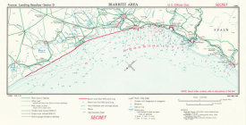RG 263 CIA Published Maps - France: Landing Beaches - Sector D: Biarritz Area