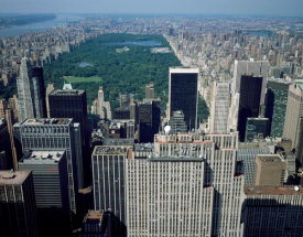 Carol Highsmith - Aerial view of Central Park, New York, New York, 2001
