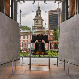 Carol Highsmith - The Liberty Bell at Independence National Historical Park, a U.S. national park in Philadelphia, Pennsylvania, 2013