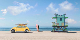 Gasoline Images - Waiting for the Waves, Miami Beach (detail)