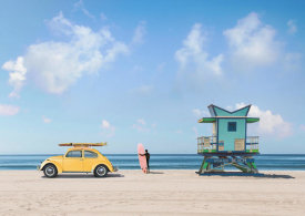 Gasoline Images - Waiting for the Waves, Miami Beach