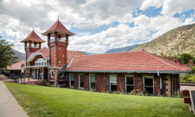 Carol Highsmith - The Glenwood Springs, Colorado, train depot, which also houses the Glenwood Train Museum, 2015