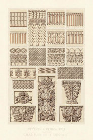 Owen Jones - Plate XIV, Nineveh and Persia No 3 from 