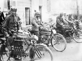 Bain News Service - Italian Motor Cycle Squad, ca. 1915