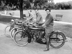 National Photo Company - Motorcycle Relay Team, ca. 1920