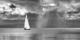 Pangea Images - Sailing on a Silver Sea (BW)