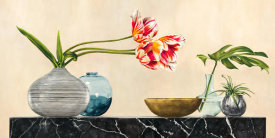 Jenny Thomlinson - Floral Setting on Black Marble