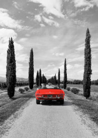 Gasoline Images - Sportscar in Tuscany (BW)