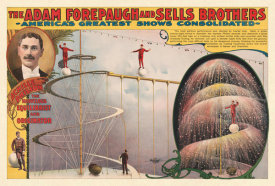Courier Litho. Co. - Adam Forepaugh and Sells Brothers Circus: Achille Philion the Marvelous Equilibrist and Originator, ca. 1899