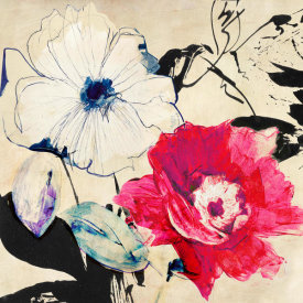 Kelly Parr - Colorful Floral Composition II (detail)