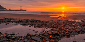 Pangea Images - Sunset on the Coast of Yorkshire, UK