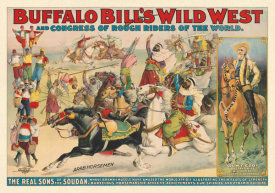 Courier Litho Co. - Buffalo Bill's Wild West and Congress of Rough Riders of the World: Featuring Arab Horsemen, 1899
