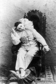 B.J. Falk - Pierrot Thinking - Actress Pilar Morin, ca. 1895