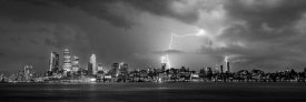 Pangea Images - Storm over New York City (B&W)