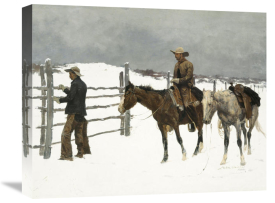 Frederic Remington - The Fall Of The Cowboy