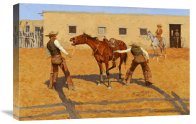 Frederic Remington - His First Lesson